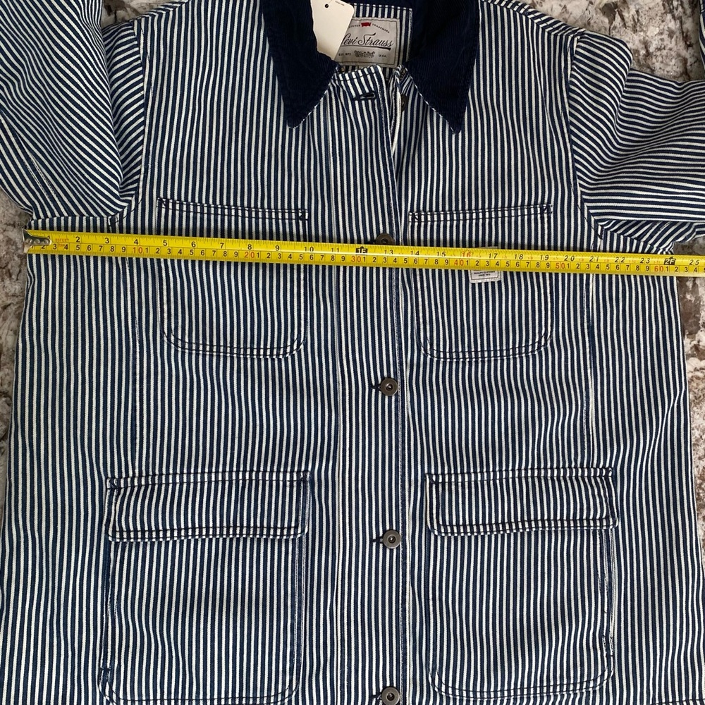 Best Seller New Levi's Bree Barn Striped Jacket Women's L - Picture 10 of 15